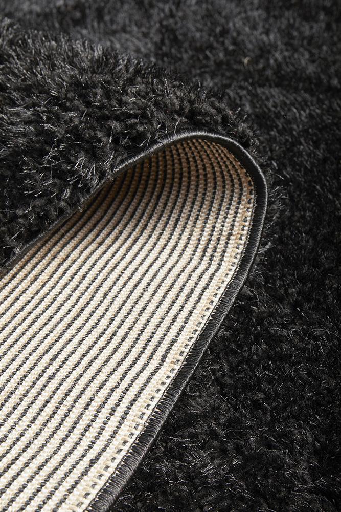 Sienna Black Shag Rug - Floorsome - SIENNA COLLECTION - SIE - BLACK - 170X120 - SIENNA COLLECTION