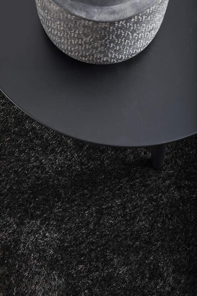Sienna Black Shag Rug - Floorsome - SIENNA COLLECTION - SIE - BLACK - 170X120 - SIENNA COLLECTION