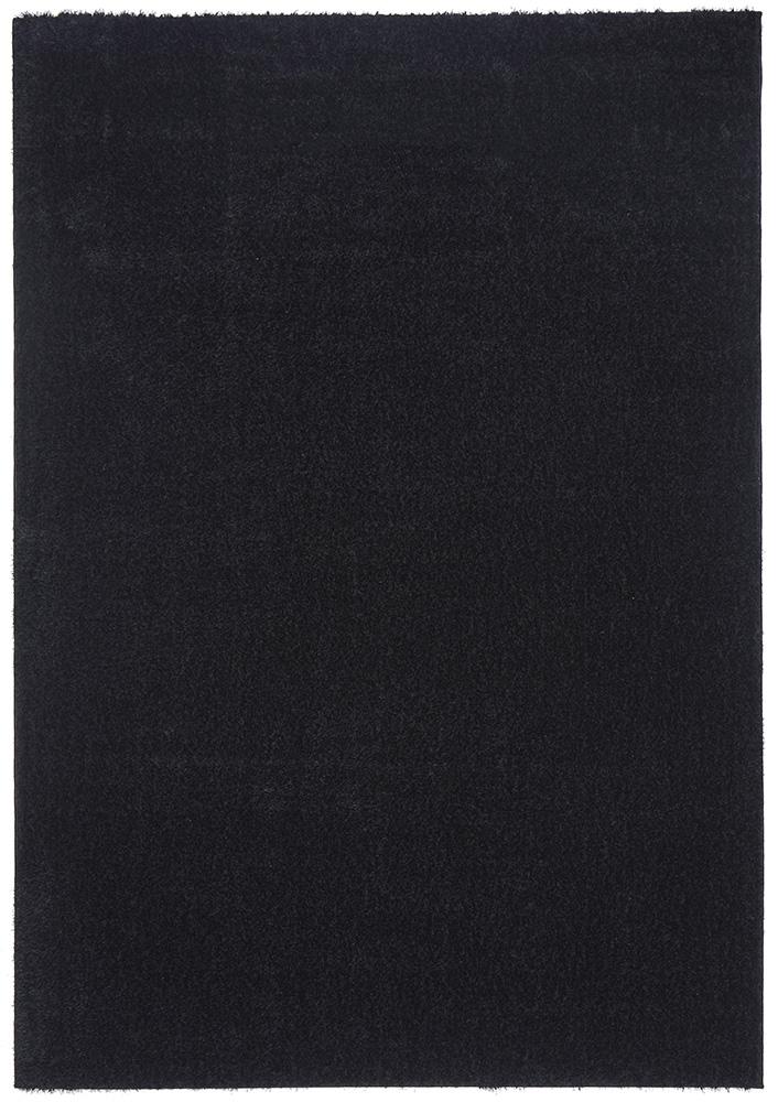 Sienna Black Shag Rug - Floorsome - SIENNA COLLECTION - SIE - BLACK - 170X120 - SIENNA COLLECTION