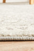 Silver Flower Transitional Round Rug - Floorsome - Modern - EVO - 261 - SIL - 150X150 - Modern