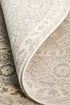 Silver Flower Transitional Round Rug - Floorsome - Modern - EVO - 261 - SIL - 150X150 - Modern