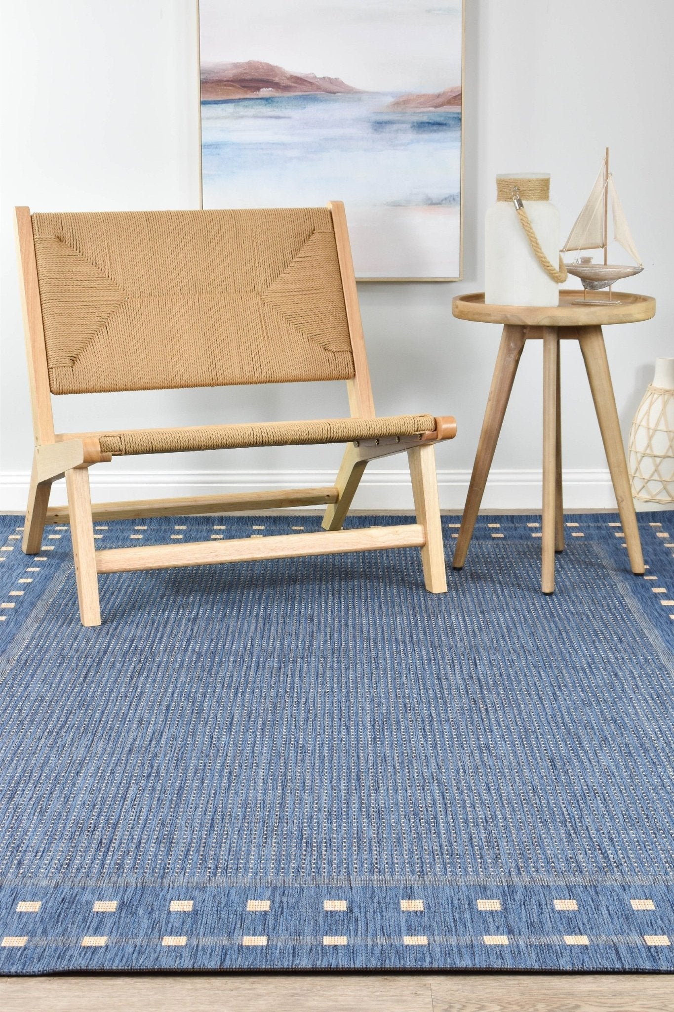 Sisal 4840 33 Blue Rug - Floorsome - INDOOR/OUTDOOR - NAT - 4840 - 033 - 80X150 - INDOOR/OUTDOOR