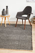 Skandi 300 Black Wool Rug - Floorsome - Modern - SKAN - 300 - BLA - 225X155 - Modern