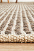 Skandi 300 Brown Wool Rug - Floorsome - Modern