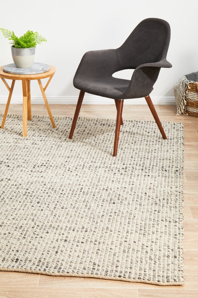 Skandi 300 Grey Wool Rug - Floorsome - Modern - SKAN - 300 - GREY - 225X155 - Modern