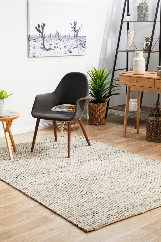 Skandi 300 Grey Wool Rug - Floorsome - Modern - SKAN - 300 - GREY - 225X155 - Modern
