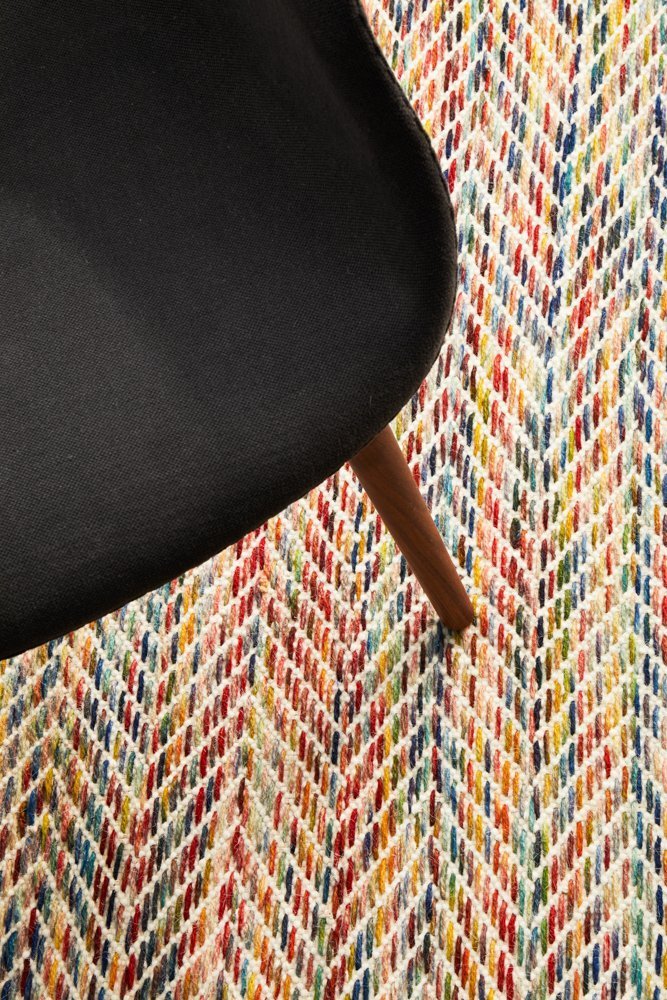 Skandi 311 Herringbone Multi Coloured Rug - Floorsome - Modern - SKAN - 311 - MUL - 225X155 - Modern