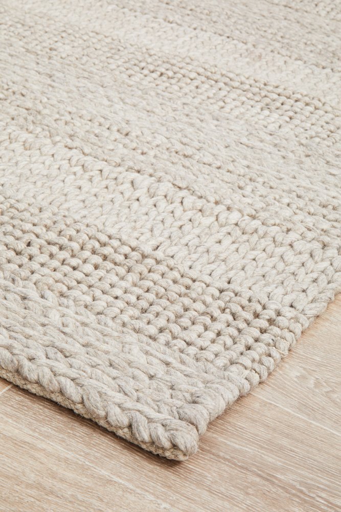 Skandi 314 Grey Felted Wool Rug - Floorsome - Modern - SKAN - 314 - GRY - 225X155 - Modern