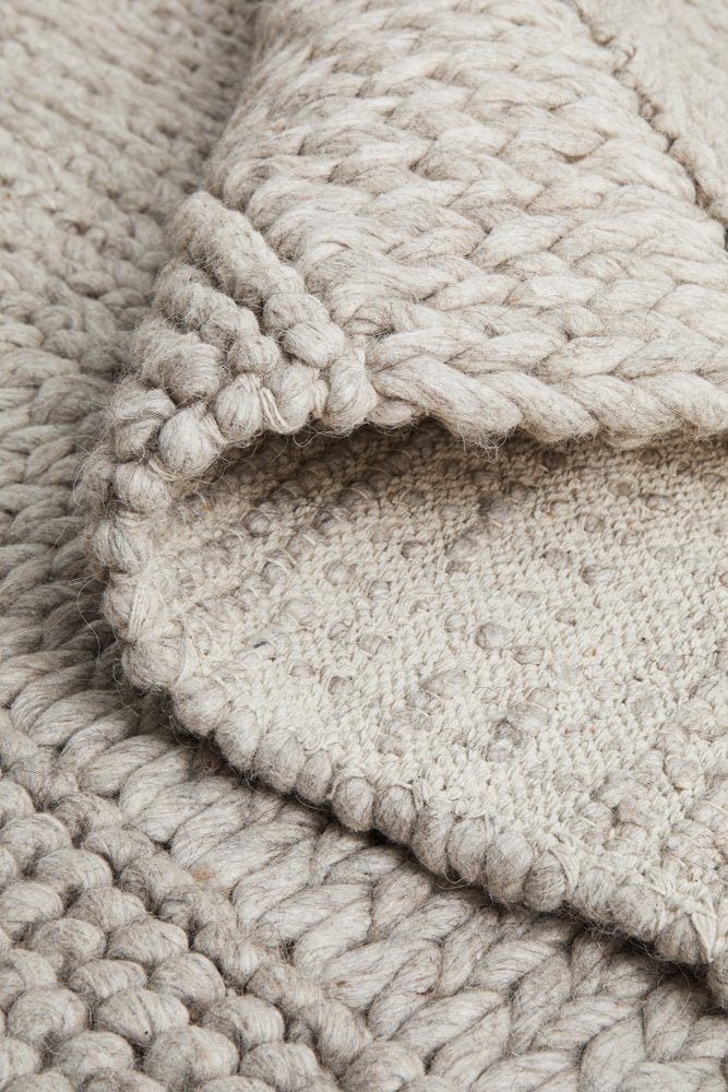 Skandi 314 Grey Felted Wool Rug - Floorsome - Modern - SKAN - 314 - GRY - 225X155 - Modern