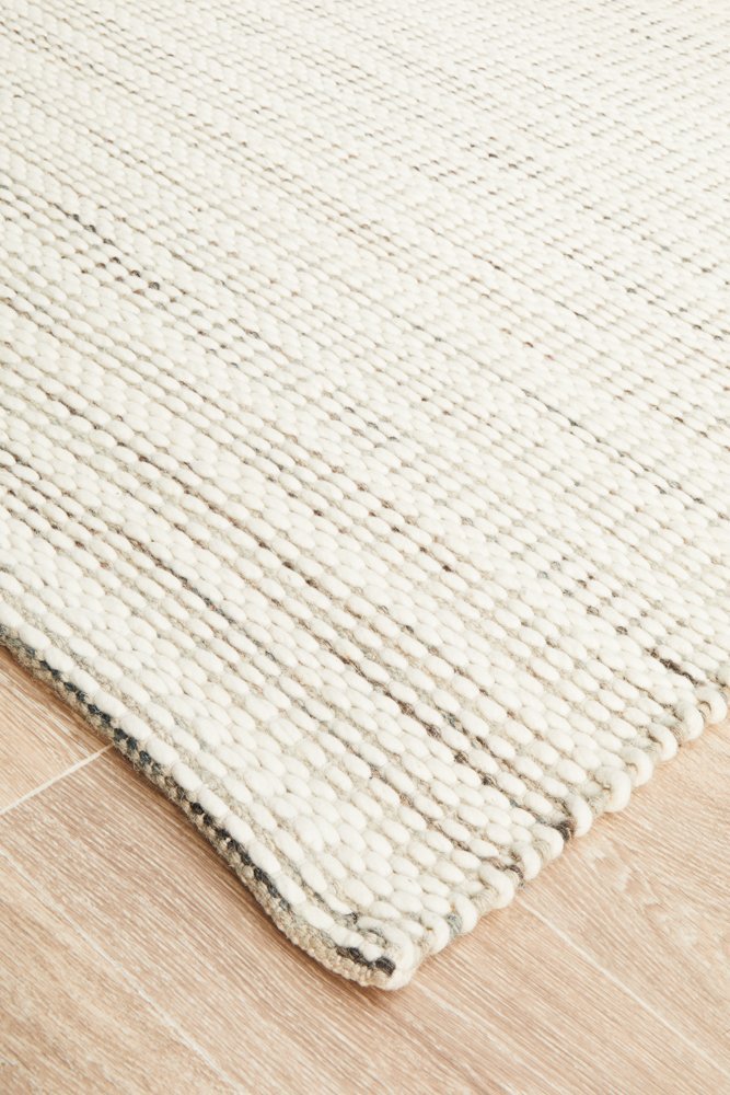 Skandi 315 Silver Felted Wool Rug - Floorsome - Modern - SKAN - 315 - SIL - 225X155 - Modern
