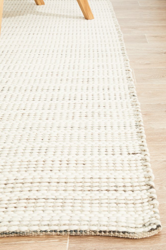 Skandi 315 Silver Felted Wool Rug - Floorsome - Modern - SKAN - 315 - SIL - 225X155 - Modern
