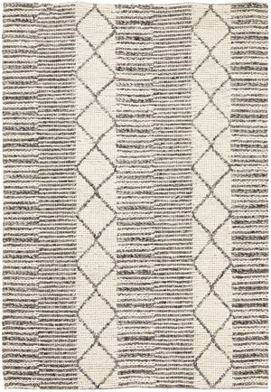 Skandi 316 Grey Wool Rug - Floorsome - Modern