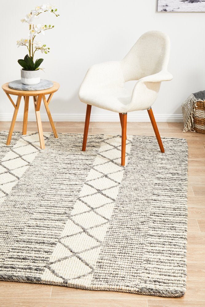 Skandi 316 Grey Wool Rug - Floorsome - Modern - SKAN - 316 - GRY - 225X155 - Modern