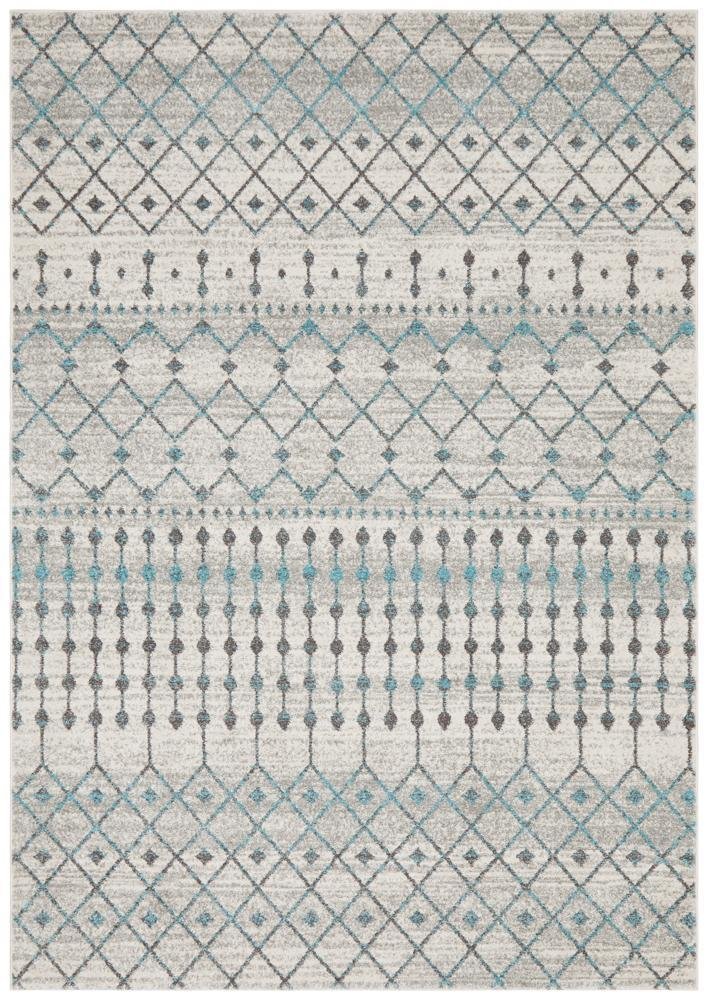 Slate White Transitional Rug - Floorsome - Modern - EVO - 260 - WHI - 230X160 - Modern