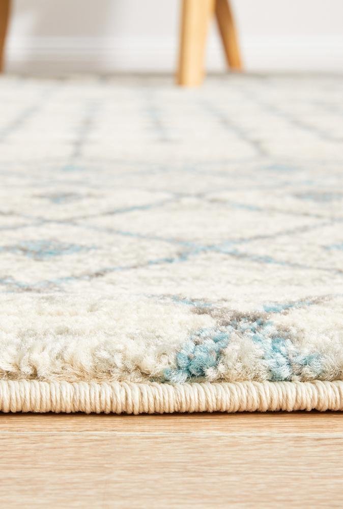 Slate White Transitional Rug - Floorsome - Modern - EVO - 260 - WHI - 230X160 - Modern
