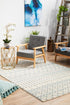 Slate White Transitional Rug - Floorsome - Modern - EVO - 260 - WHI - 230X160 - Modern