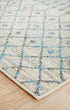 Slate White Transitional Runner Rug - Floorsome - Modern