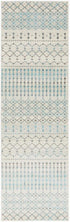 Slate White Transitional Runner Rug - Floorsome - Modern