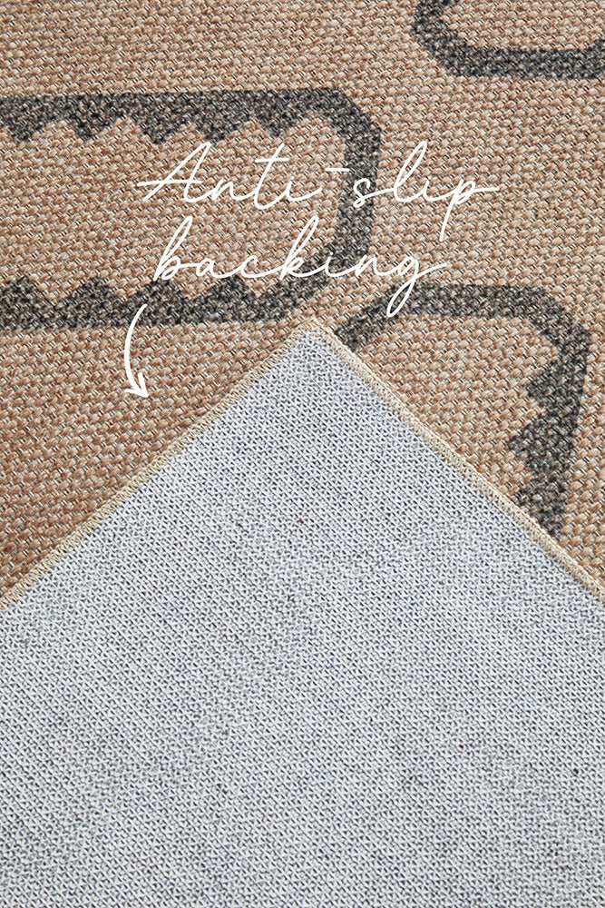 Solar Firuz Natural Washable Rug - Floorsome - Solar - SOL-FIRUZ-220X150 - Solar