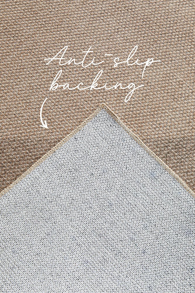 Solar Inesh Natural Washable Rug - Floorsome - Solar - SOL-INESH-220X150 - Solar