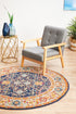 Splash Multi Transitional Round Rug - Floorsome - Modern - EVO - 262 - MULT - 150X150 - Modern