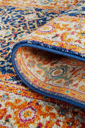 Splash Multi Transitional Runner Rug - Floorsome - Modern