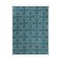 Syracuse Sea Green Floral Pattern Foldable Waterproof Sand Mat for Camping - 270x360 CM - Floorsome - PLRSYRSEA270360 - 