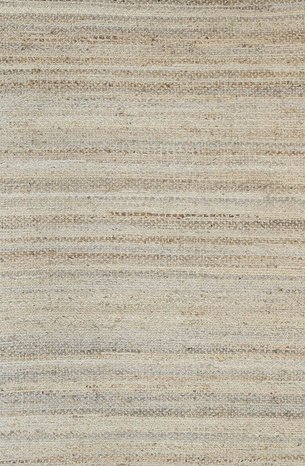 Taj Blue Natural Basket Weave Jute Rug - Floorsome - Natural - TAJ150BLUE - Natural