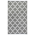 Tangier Grey And White Trellis Recycled Plastic Outdoor Rug - Floorsome - PLRTANGRY180270 - 