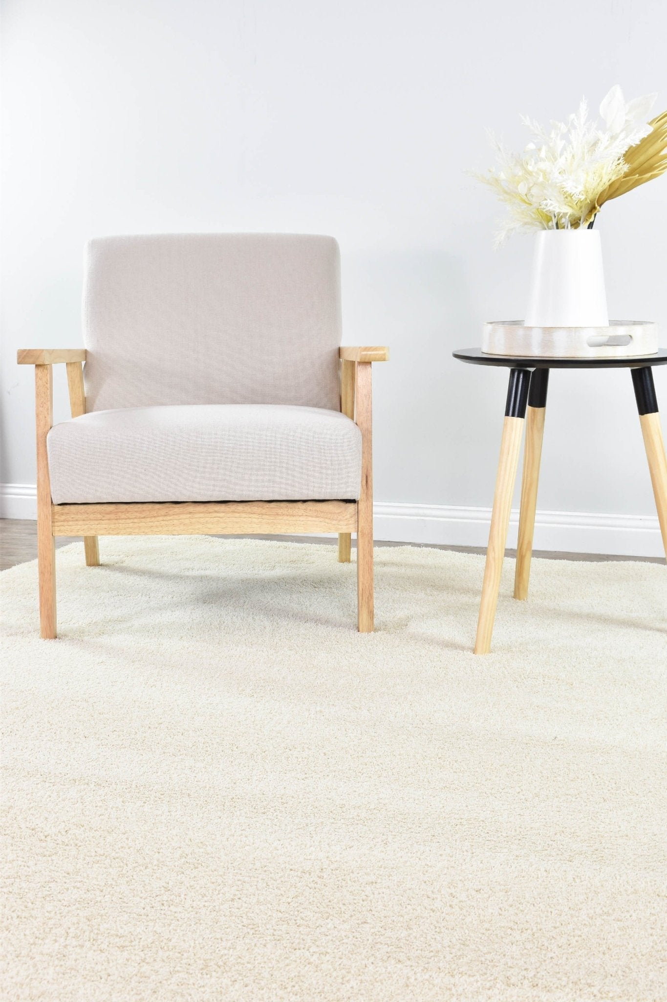 Tango Cream 74301 050 Shaggy Rug - Floorsome - SHAGGY - LILA - 74301 - 050 - 160X230 - SHAGGY