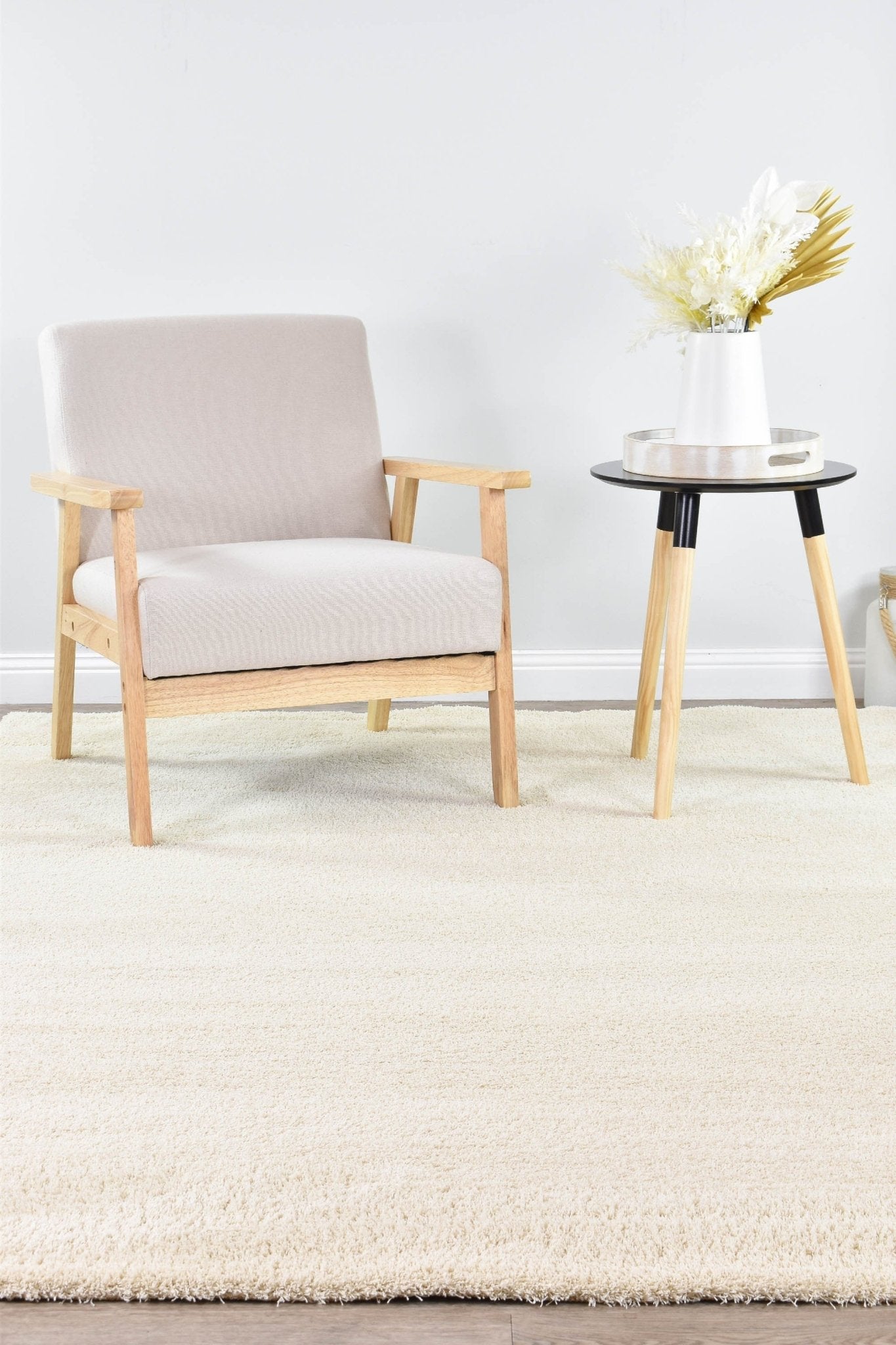 Tango Cream 74301 050 Shaggy Rug - Floorsome - SHAGGY - LILA - 74301 - 050 - 160X230 - SHAGGY