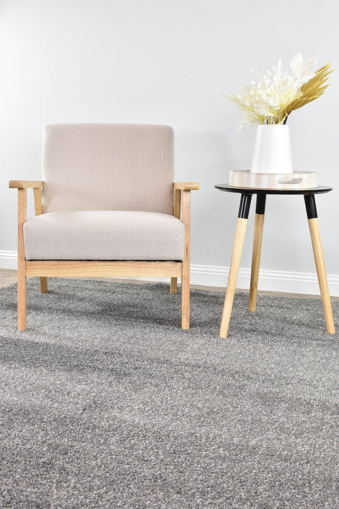Tango Grey 74301 090 Shaggy Rug - Floorsome - SHAGGY - LILA - 74301 - 090 - 160X230 - SHAGGY