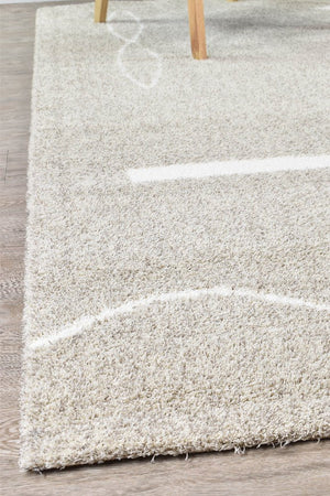 Tango Latte 74302 640 Shaggy Rug - Floorsome - SHAGGY