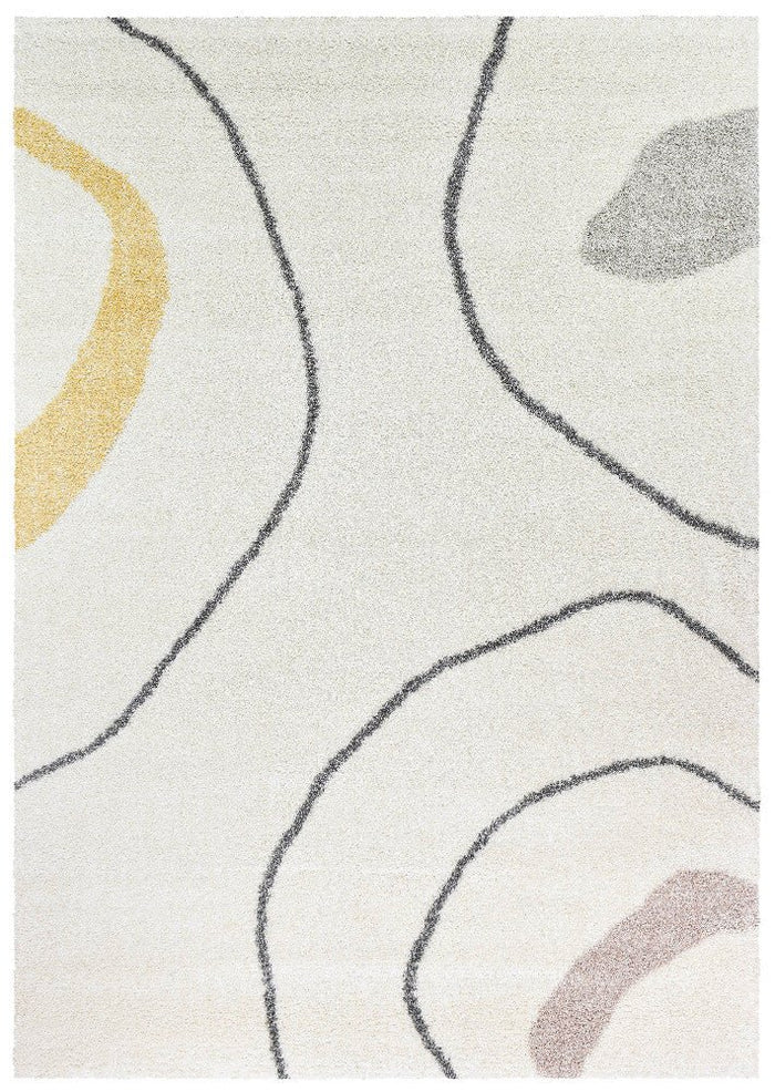 Tango Ripple Cream 74312 060 Shaggy Rug