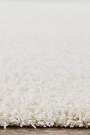 Tango Snow White 74301 060 Shaggy Rug - Floorsome - SHAGGY