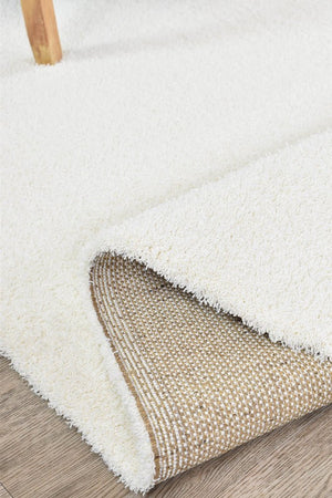 Tango Snow White 74301 060 Shaggy Rug - Floorsome - SHAGGY