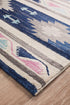 Tanzania Kizigo Navy Rug - Floorsome - Modern - ZAN - 761 - NAVY - 230X160 - Modern