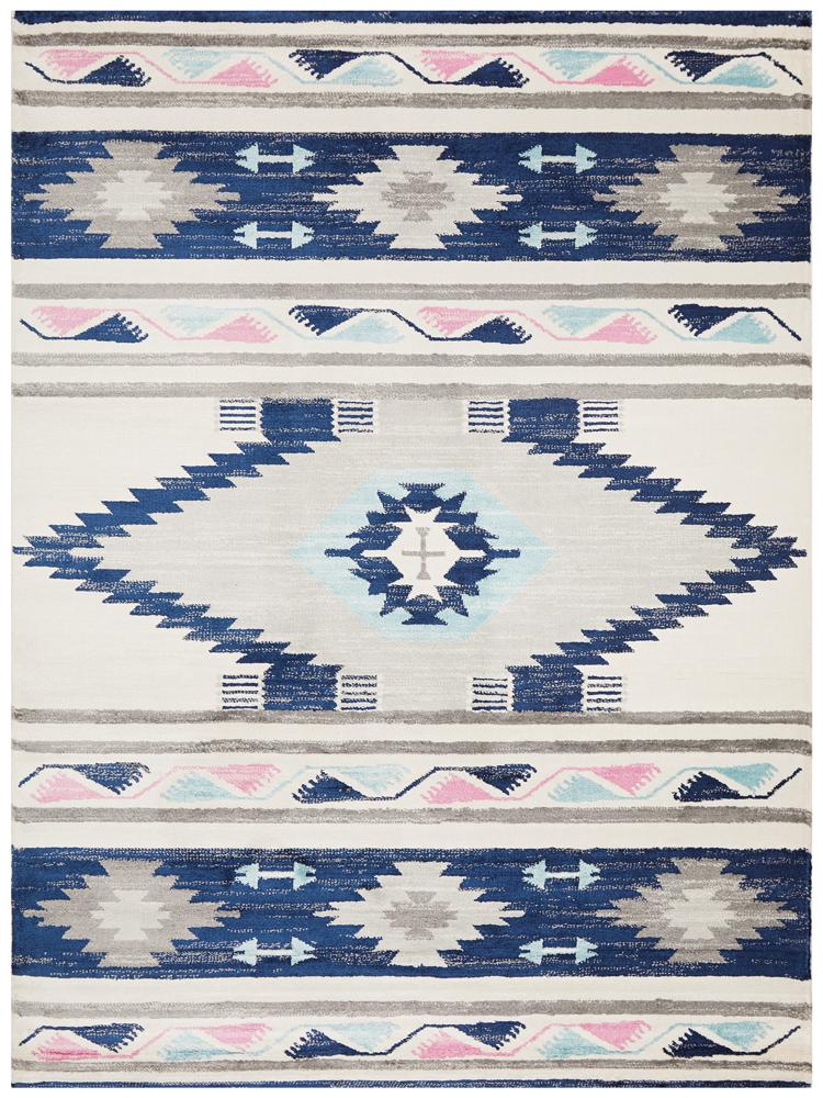 Tanzania Kizigo Navy Rug - Floorsome - Modern - ZAN - 761 - NAVY - 230X160 - Modern