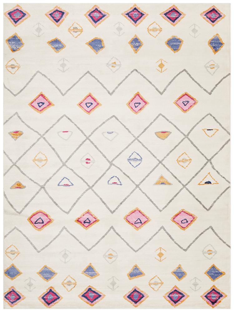 Tanzania Muhesi White Rug - Floorsome - Modern - ZAN - 763 - WHT - 230X160 - Modern