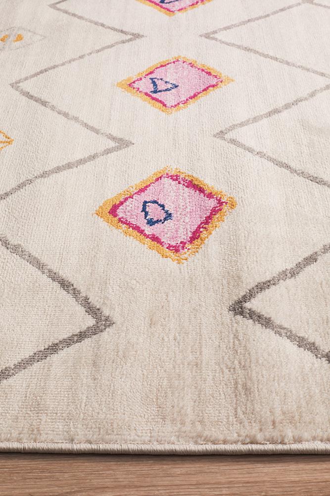 Tanzania Muhesi White Rug - Floorsome - Modern - ZAN - 763 - WHT - 230X160 - Modern