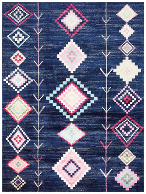 Tanzania Ruaha Navy Rug - Floorsome - Modern