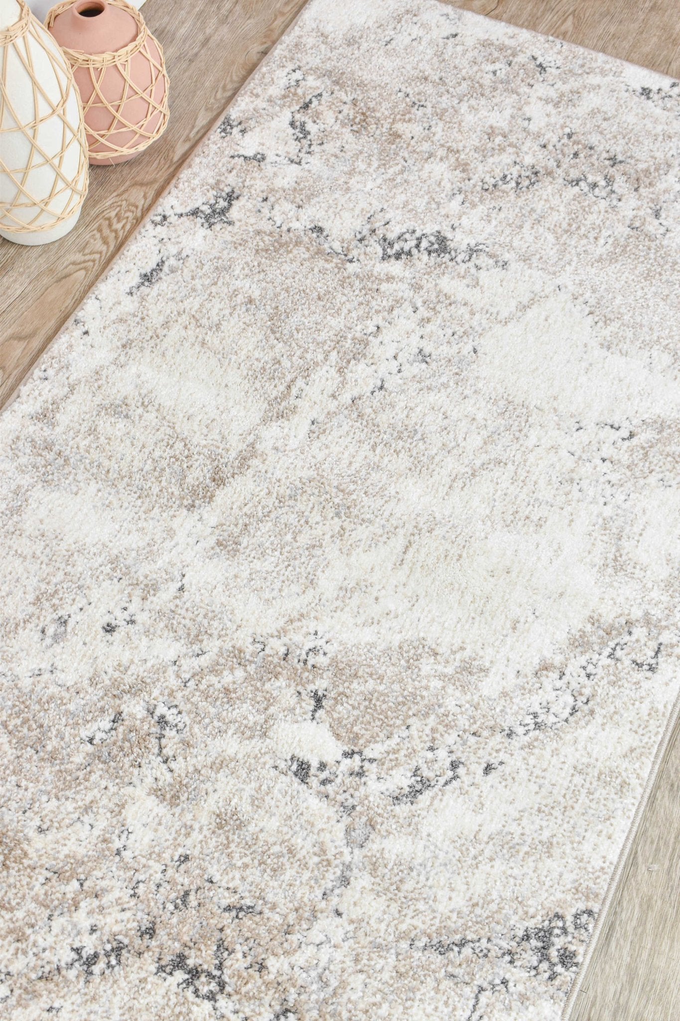 Tecno Tapestry Rug - Floorsome - MODERN - CHAR-HONEY-80X150 - MODERN