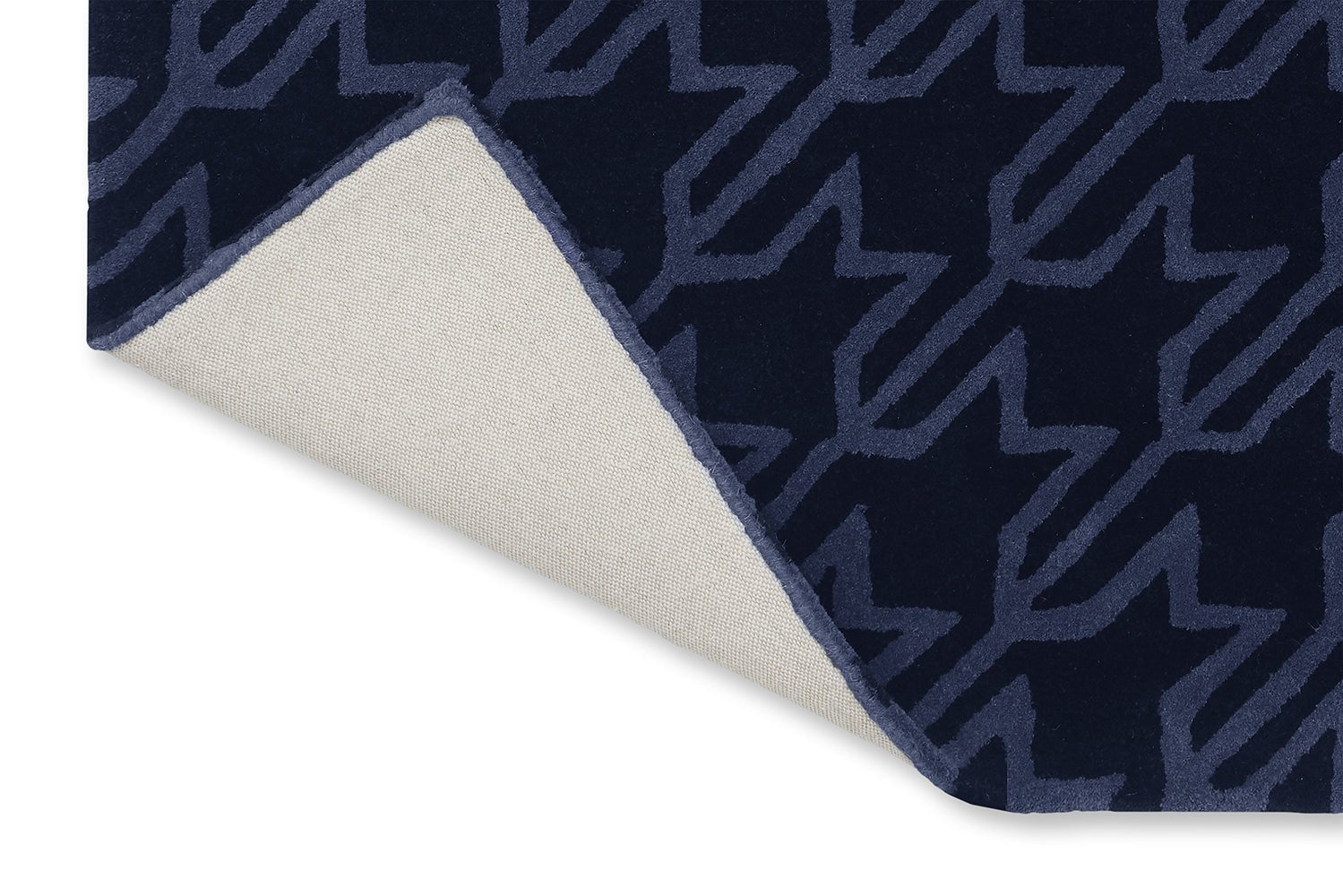 Ted Baker Houndstooth Dark Blue 162808 - Floorsome - BRINK & CAMPMAN - 2023 COLLECTION - BC - TED - 162808 - 200X140 - BRINK & CAMPMAN - 2023 COLLECTION