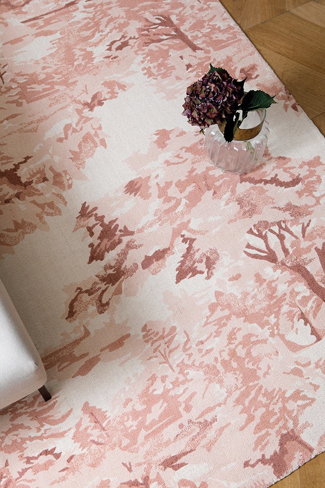 Ted Baker Landscape Toile Light Pink 162602 - Floorsome - BRINK & CAMPMAN - 2023 COLLECTION - BC - TED - 162602 - 200X140 - BRINK & CAMPMAN - 2023 COLLECTION