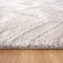 Tender Chevron Beige Shag Rug - Floorsome - Area Rug - TEND12001BEIG - Area Rug
