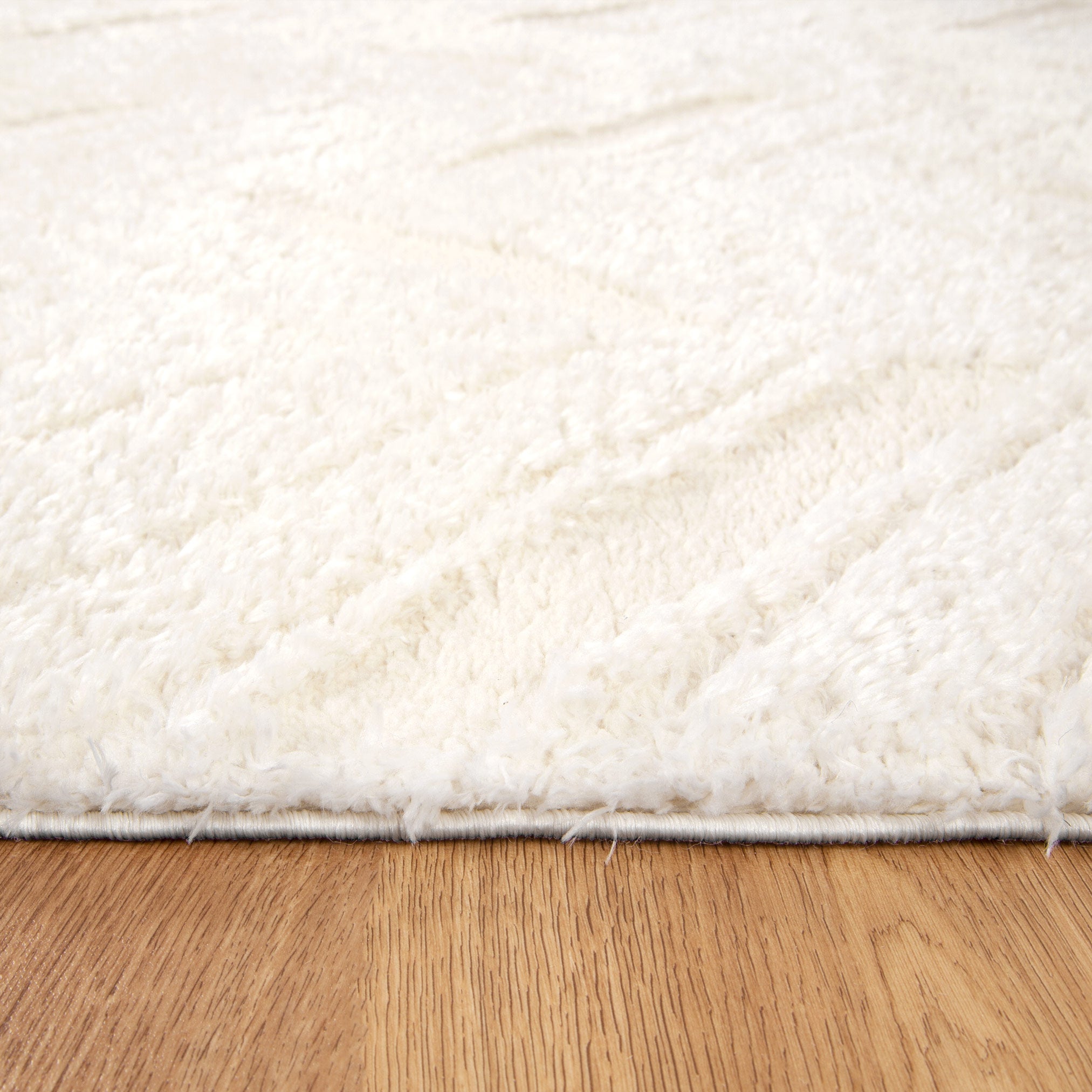 Tender Chevron Cream Shag Rug - Floorsome - Area Rug - TEND12001CREA - Area Rug