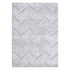 Tender Chevron Silver Shag Rug - Floorsome - Area Rug - TEND12001SILV - Area Rug