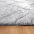 Tender Chevron Silver Shag Rug - Floorsome - Area Rug - TEND12001SILV - Area Rug