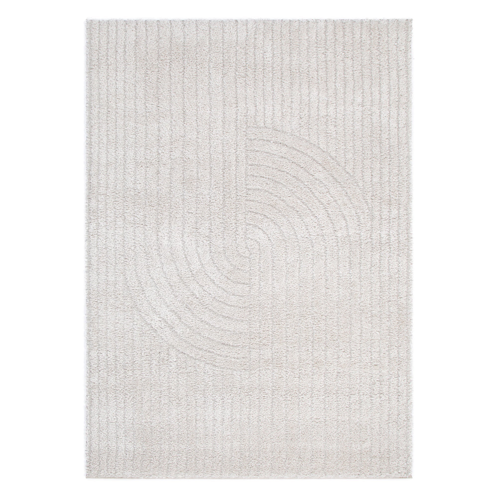 Tender Dior Beige Shag Rug - Floorsome - Area Rug - TEND12004BEIG - Area Rug