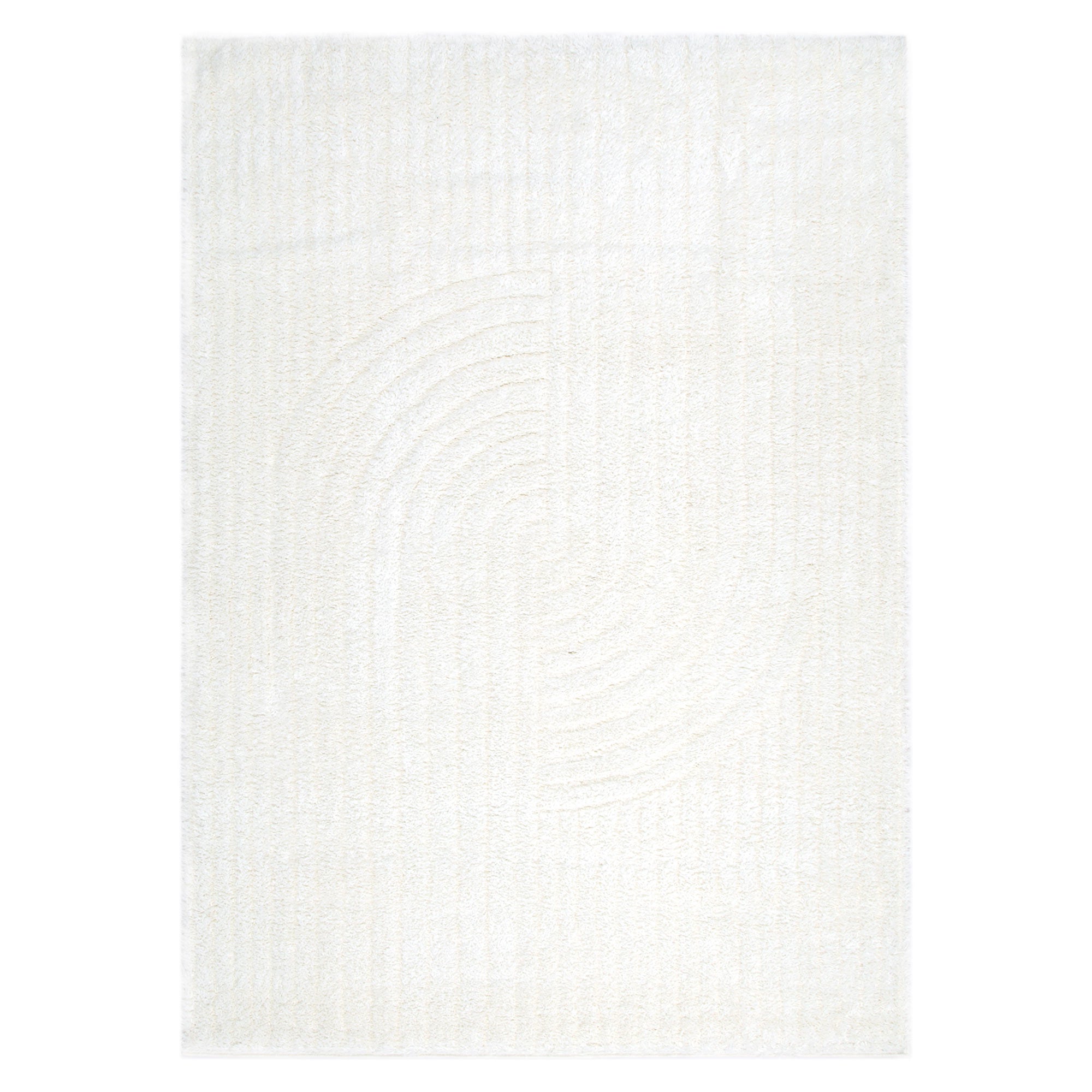 Tender Dior Cream Shag Rug - Floorsome - Area Rug - TEND12004CREA - Area Rug